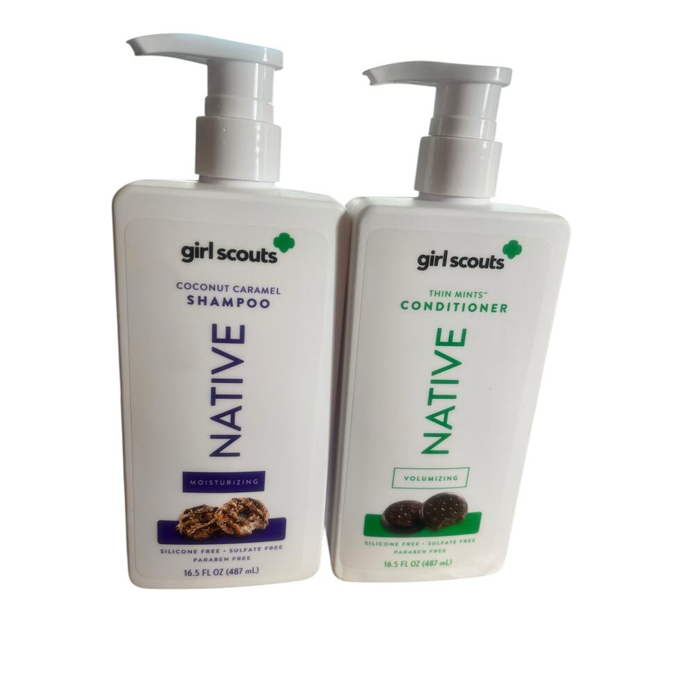Native Girl Scout Cookies Scents Shampoo and Conditioner 16.5 ou each